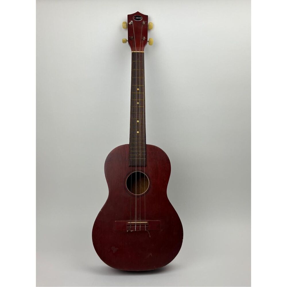 Vintage Kingston Baritone Ukulele Uke 31” Mahagony Wood w/ Soft Case
